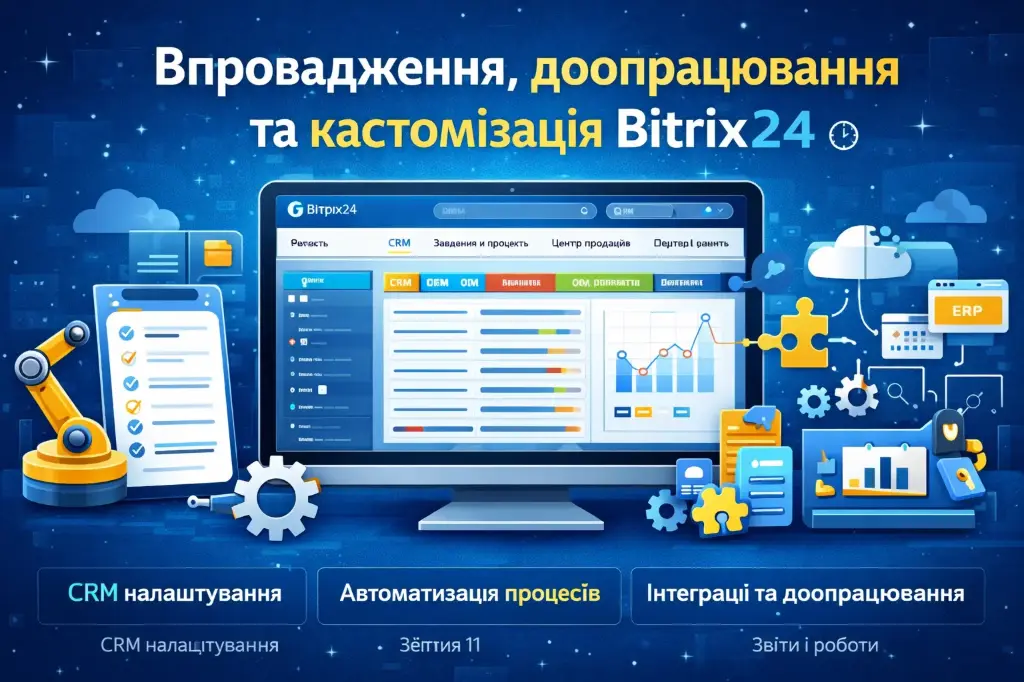 Внедрение, доработка и кастомизация Bitrix24
